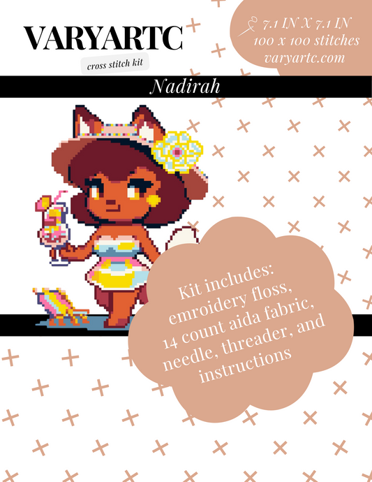 Nadirah Cross Stitch Kit